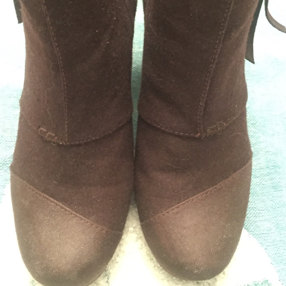 TOMS brown booties - Picture 1 of 5